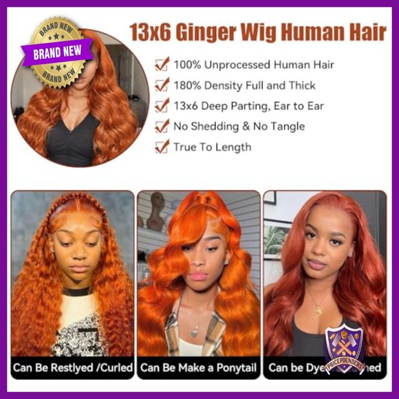 13x6 Lace Front Human Hair Wig 28in Body Wave 200 Density Glueless